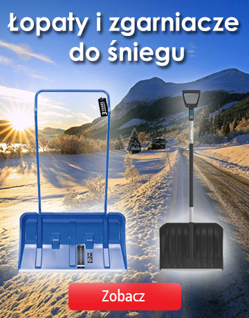 Łopaty i zgarniacze do śniegu